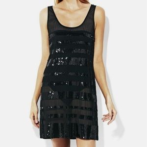 Vince Camuto Swim Estate Blue Sequin Cover Up Dress